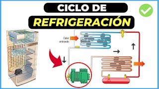 Cómo FUNCIONA el CICLO de REFRIGERACIÓN Para principiantes ✅ [upl. by Nnyloj883]