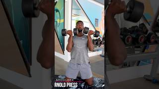 How to do Arnold press Workout with Dumbbells  Transform Your Upper Body [upl. by Georgie]