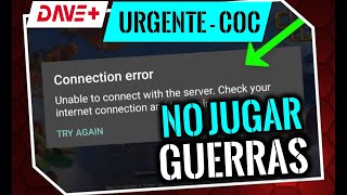 ¡URGENTE ¡NO JUEGUES LAS GUERRAS  Clash of Clans [upl. by Alleinnad]