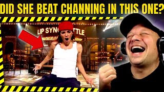 Lip Sync Battle JENNA DEWAN TATUM  Channing Tatum Response  SO FUNNY  Reaction  UK REACTOR [upl. by Alleunam]