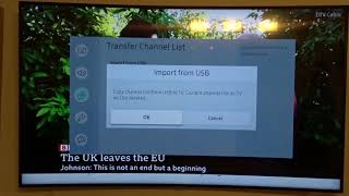 SAMSUNG SMART TV Channel List Import and Export [upl. by Royo485]