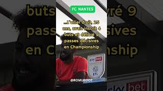 MERCATO FC NANTES SORBA THOMAS A NANTES JE VIENS POUR GAGNER foot football fcnantes shorts [upl. by Zerk605]