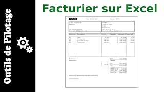 Automatiser vos factures sur Excel  modèle [upl. by Irret]