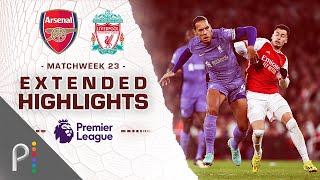 Arsenal v Liverpool  PREMIER LEAGUE HIGHLIGHTS  242024  NBC Sports [upl. by Greggs315]