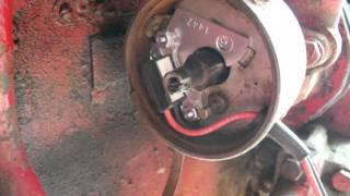 How to install electronic ignition and adjust timing on Farmall Super A [upl. by Mcripley]