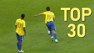 Juninho Pernambucano Top 30 Crazy Goals [upl. by Kcirdneked]