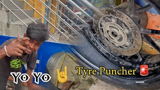 Tyre puncher  KTM duke 390  ktmduke ktmduke390 [upl. by Woolson431]