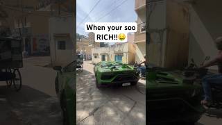 Lamborghini Aventador SVJ worth 12cr supwecar rich [upl. by Styles714]