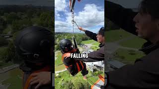 Would You Dare This 43ft Freefall 😱 adrenalinerush [upl. by Phillis]