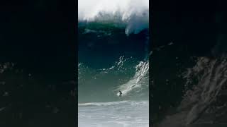 Justine Duponts massive Nazaré ride 😱 [upl. by Wallford590]