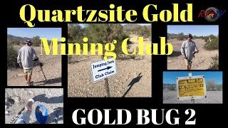 Quartzsite Metal DetectingGold Bug 2 Jumping Jack Club ClaimRV Living Gold Hunting [upl. by Eseerahs]