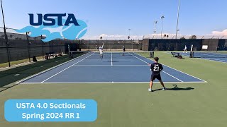 USTA 40 Sectionals Spring 2024 RR 1 08022024 [upl. by Elyod748]