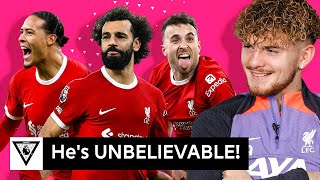 HES GOT LIKE 40 PLAYSTYLES 🤣 Harvey Elliott STUNNED by Liverpool teammates FC 24 rating  Uncut [upl. by Carson]