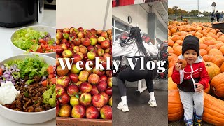 WEEKLY VLOG fall activities  cooking healthy meals  gym session  trying to find balance  more [upl. by Edieh]