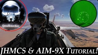 DCS FA18C Hornet  JHMCS amp AIM9X Tutorial  Day amp Night [upl. by Andert]