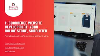 E commerce Website Development Your Online Store Simplified  Delostyle Studio Pvt Ltd [upl. by Vinni817]