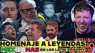 GRAN HOMENAJE A LEYENDAS MEXICANAS EN LOS LATIN GRAMMY 2024  CANTAUTOR REACCIÓN [upl. by Inalaeham886]