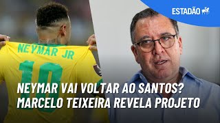 Presidente do SANTOS fala sobre volta à SÉRIE A avalia gestão e revela ter projeto por NEYMAR [upl. by Larissa]