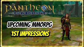 HighFantasy Classic MMORPG Pantheon Rise of the Fallen  First Impressions [upl. by Ainak252]