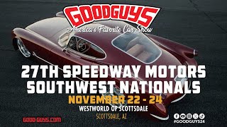 Get Ticket for the Goodguys 27th Speedway Motors Southwest Nationals [upl. by Rochell]