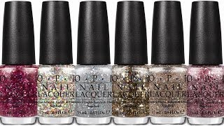 OPI  Spotlight on Glitter  2014 Live swatches [upl. by Ettore]