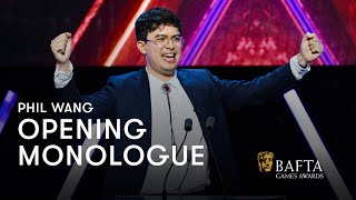 Phil Wangs hilarious opening monologue  BAFTA Games Awards 2024 [upl. by Sira]