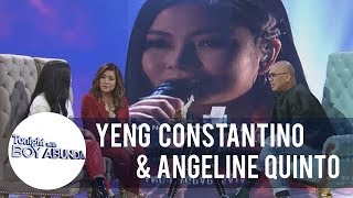 TWBA Yeng Constantino and Angeline Quinto are happy about ASAP Natin To [upl. by Ventura]