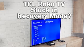 Roku TV Stuck in Recovery Mode  TCLHisenseONNAll Models  How to Fix [upl. by Nosloc]