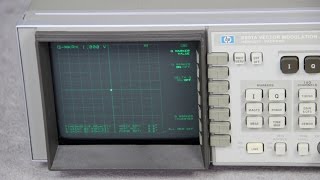 Agilent HP 8981A Vector Modulation Analyzer [upl. by Ahsenad]