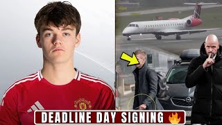 MANCHESTER UNITEDS SHOCKING Deadline Day Signing [upl. by Mickelson]