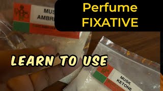 Fragrance Fixative Chemicals [upl. by Leinoto51]