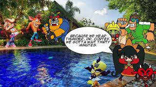 Dr Neo Cortex gets banned from the poolgrounded [upl. by Goodson]