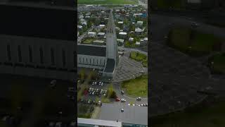 Panoramic View Of Reykjavik Iceland christianity jesus church [upl. by Anahsak]