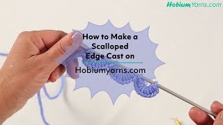 How to Make a Scalloped Edge Cast On [upl. by Dorena]