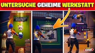 Untersuche Daigos geheime Werkstatt Fortnite Jade amp Die Maske Phase 4 [upl. by Rose]