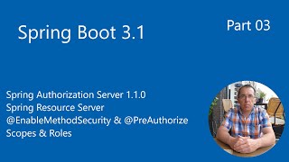 Spring Boot 310  Authorization Server 110  Resource Server EnableMethodSecurity PreAuthorize [upl. by Romalda]