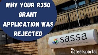 Why Your R350 Grant Application Was Rejected  Careers Portal [upl. by Rann]