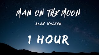 Alan Walker x Benjamin Ingrosso  Man On The Moon  Lyrics  1 hour [upl. by Preuss467]