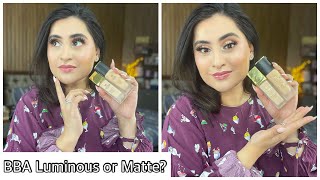 Beautify by Amna luminous and matte foundation comparison  Which one is better [upl. by Eldoree]