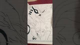 Naruto nine tails Chakra Indra and saasu ki susano Indira part 1 second part in colouring youtube [upl. by Myra]