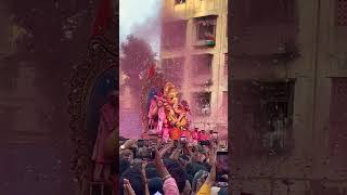 Bappa majha morya🩷 ganpativisarjanganeshutsavganeshchaturthilalbaughcharajasongviralvideoyt [upl. by Oilegor]