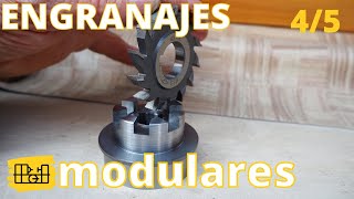 ENGRANAJES MODULARES 4️⃣ TALLADO FRONTAL MACHO mecanica engranaje metalmecanica [upl. by Swords]