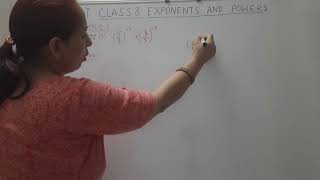 CLASS 8 EXPONENTS AND POWERS V  EXAMPLE 7 [upl. by Moscow]