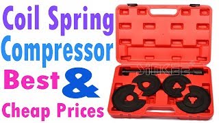 Coil Spring Compressor  Tool review spring compressor from autozone [upl. by Hallee]