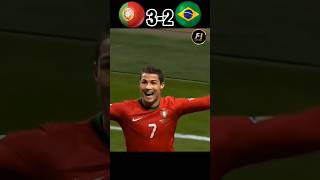 Portugal🇵🇹 🆚 Brazil🇧🇷Fifa WorldCup fotball fifaworldcup urcristiano shorts videoFactIntel [upl. by Monteria598]