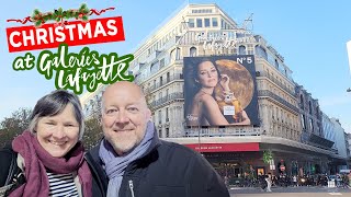 Christmas Shopping at Galeries Lafayette in Paris [upl. by Eelrahs445]