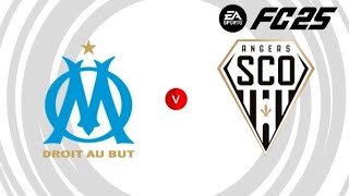 Marseille vs Angers  Ligue 1 McDonalds  FC 25 [upl. by Katee]