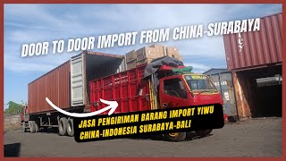 Door To Door Import From China To Indonesia Delivery To Bali [upl. by Enaxor]