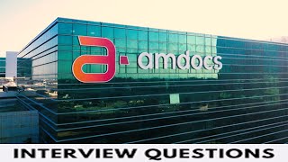 Amdocs Technical Interview Questions Fresher and Experience [upl. by Narag]