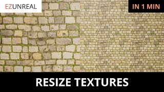 How to Scale and Resize Textures Materials in Unreal Engine 5 Beginner’s Guide [upl. by Tudela]